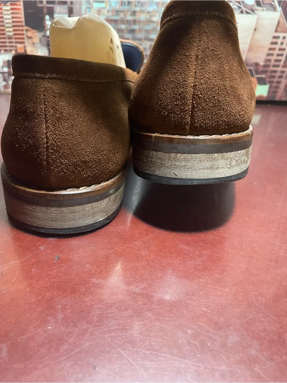 Peter Millar Madison Penny Loafer Brown Men’s Size 11.5 Suede